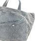 GUCCI 113017 Logo GG Bag Shoulder Tote Bag Shoulder Bag GG Canvas/Leather Unisex Black