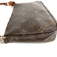 LOUIS VUITTON M51980 モノグラム ポシェットアクセソワール アクセサリーポーチ カバン ショルダーバッグ 肩掛け ハンドバッグ モノグラムキャンバス ユニセックス ブラウン