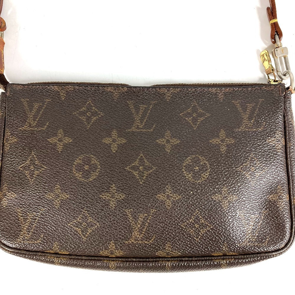 LOUIS VUITTON M51980 モノグラム ポシェットアクセソワール アクセサリーポーチ カバン ショルダーバッグ 肩掛け ハンドバッグ モノグラムキャンバス ユニセックス ブラウン