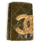 CHANEL A26723 Cambon Line CC Coco Mark 6-Key Holder Key Case Leather Women's Khaki