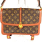 LOUIS VUITTON M51414 モノグラム ヴィンテージ サックヴァンドーム カバン 肩掛け フラップ ショルダーバッグ モノグラムキャンバス ユニセックス ブラウン