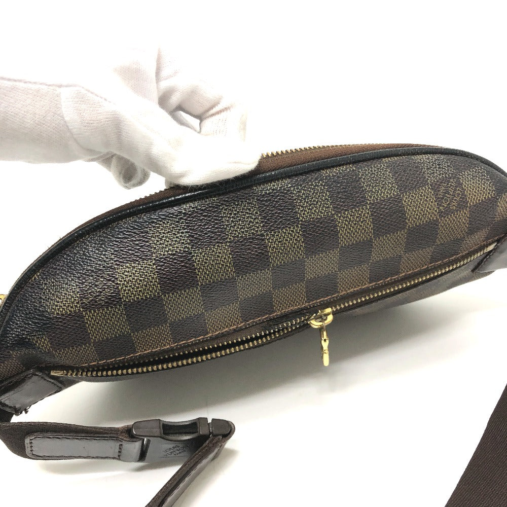 LOUIS VUITTON N51172 ダミエ バムバッグ メルヴィール カバン ボディバッグ ベルトバッグ ウエストポーチ ウエストバッグ ダミエキャンバス ユニセックス エベヌ ブラウン
