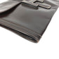 HERMES H Logo Vintage Jige PM Jige PM Bag Document Holder Flap Clutch Bag Leather Unisex Dark Brown