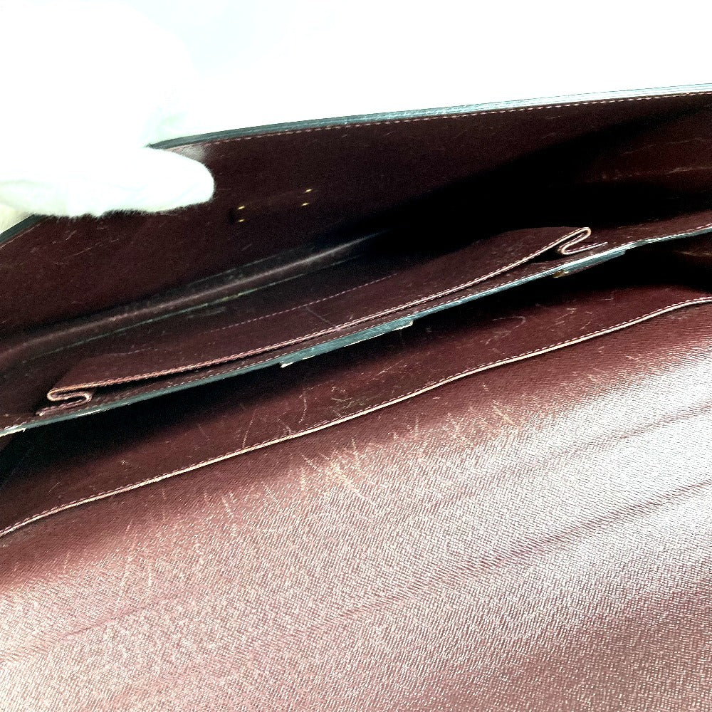 LOUIS VUITTON M30036 Taiga Serviet Moskova Bag Handbag Document Bag Briefcase Business Bag Taiga Leather Unisex Acajou Purple