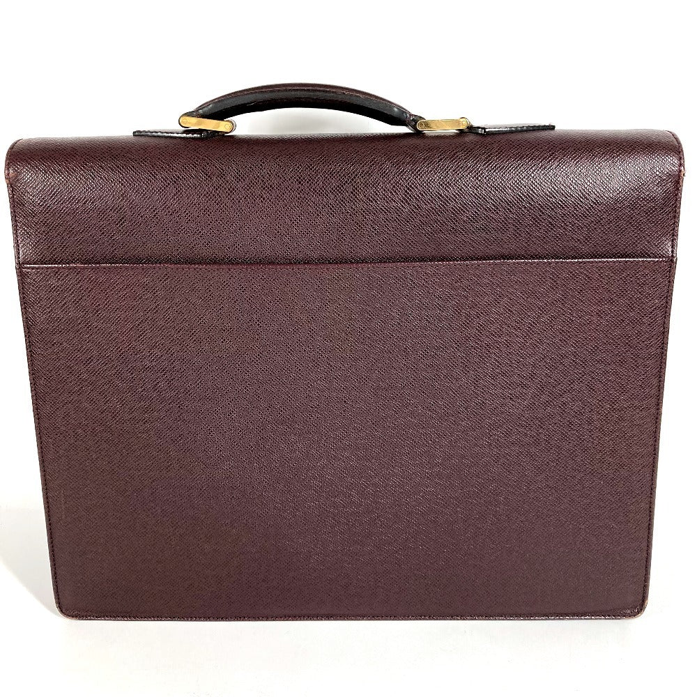 LOUIS VUITTON M30036 Taiga Serviet Moskova Bag Handbag Document Bag Briefcase Business Bag Taiga Leather Unisex Acajou Purple