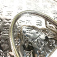 LOUIS VUITTON M40269 Monogram Miroir Sac Plat Handbag Tote Bag Vertical Leather Unisex Argent Silver