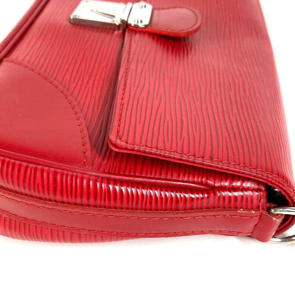 LOUIS VUITTON M5888E Epi Pochette Segur Bag Handbag Flap Accessory Pouch Shoulder Bag Epi Leather Unisex Red
