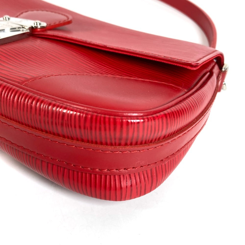 LOUIS VUITTON M5888E Epi Pochette Segur Bag Handbag Flap Accessory Pouch Shoulder Bag Epi Leather Unisex Red