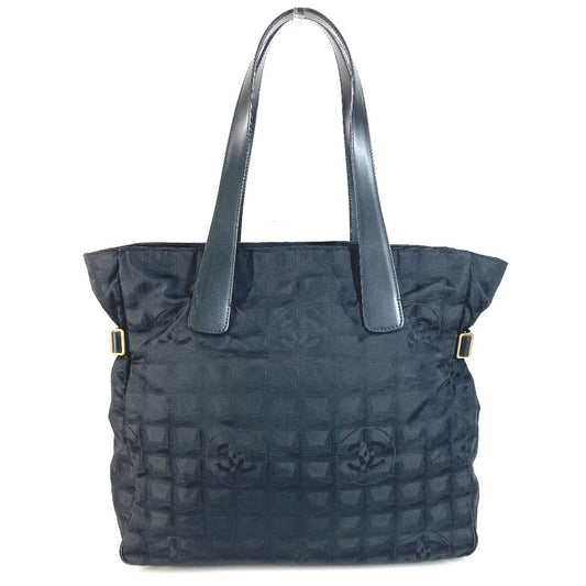 CHANEL A15825 ニュートラベルラインGM ニュートラベルライン GM トートバッグ 肩掛け カバン ショルダーバッグ レザー/ナイロン ユニセックス ブラック