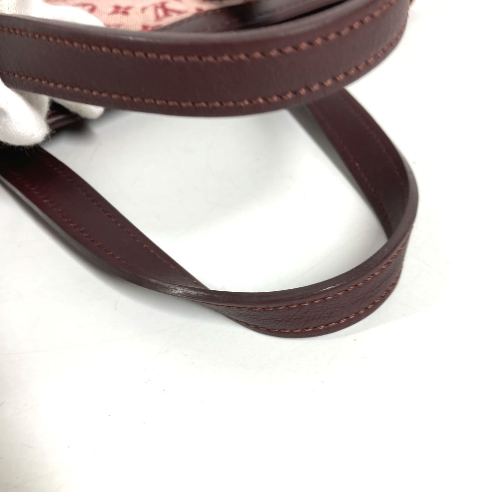 LOUIS VUITTON M92210 モノグラムミニ フランソワーズ 肩掛け 2WAYバッグ ハンドバッグ カバン フラットバッグ トートバッグ モノグラムミニキャンバス レディース スリーズ レッド