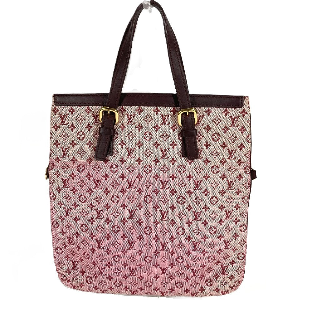 LOUIS VUITTON M92210 モノグラムミニ フランソワーズ 肩掛け 2WAYバッグ ハンドバッグ カバン フラットバッグ トートバッグ モノグラムミニキャンバス レディース スリーズ レッド