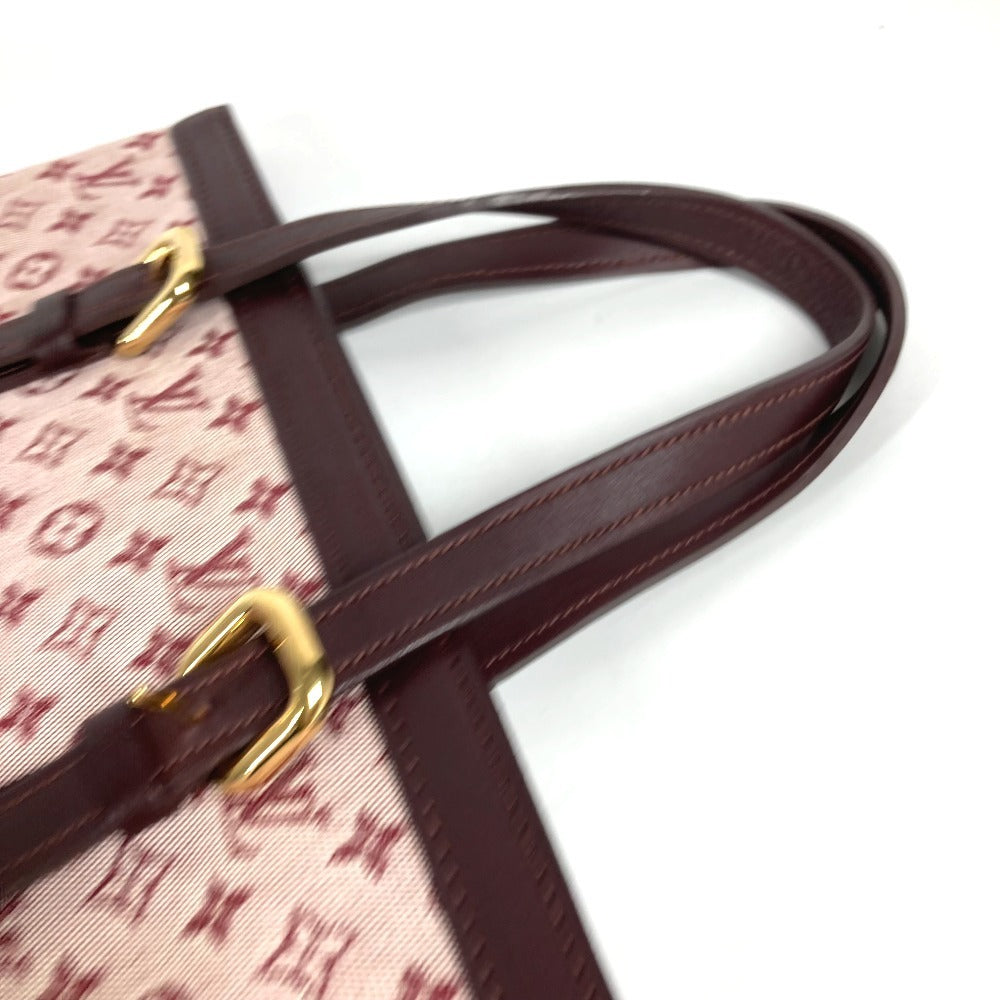 LOUIS VUITTON M92210 モノグラムミニ フランソワーズ 肩掛け 2WAYバッグ ハンドバッグ カバン フラットバッグ トートバッグ モノグラムミニキャンバス レディース スリーズ レッド