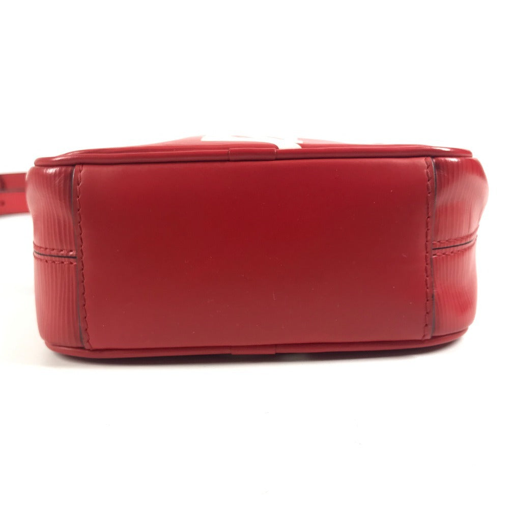 LOUIS VUITTON M53417 エピ supreme シュプリーム コラボ ダヌーブPM ダヌーブ PM カバン 斜め掛け ポシェット ショルダーバッグ エピレザー レディース レッド