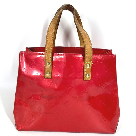 LOUIS VUITTON M91221 モノグラムヴェルニ リードPM リード PM カバン トートバッグ ハンドバッグ モノグラムヴェルニキャンバス ユニセックス フューシャ ピンク