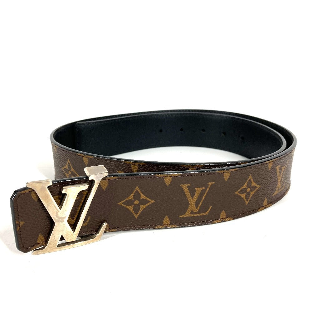 LOUIS VUITTON M9821T モノグラム ベルト LV イニシャル 40MM 小物 リバーシブル ベルト モノグラムキャンバス メンズ ブラウン