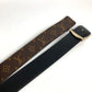 LOUIS VUITTON M9821T モノグラム ベルト LV イニシャル 40MM 小物 リバーシブル ベルト モノグラムキャンバス メンズ ブラウン