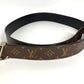 LOUIS VUITTON M9821T モノグラム ベルト LV イニシャル 40MM 小物 リバーシブル ベルト モノグラムキャンバス メンズ ブラウン