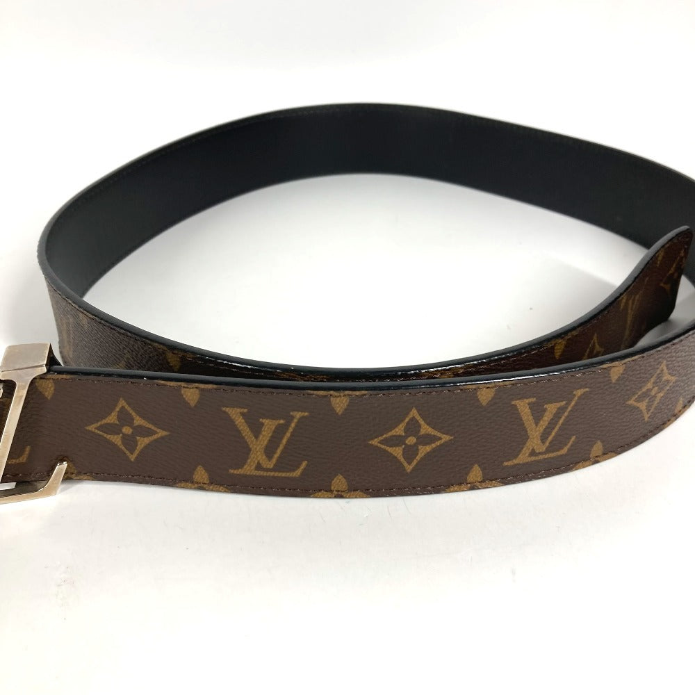 LOUIS VUITTON M9821T モノグラム ベルト LV イニシャル 40MM 小物 リバーシブル ベルト モノグラムキャンバス メンズ ブラウン