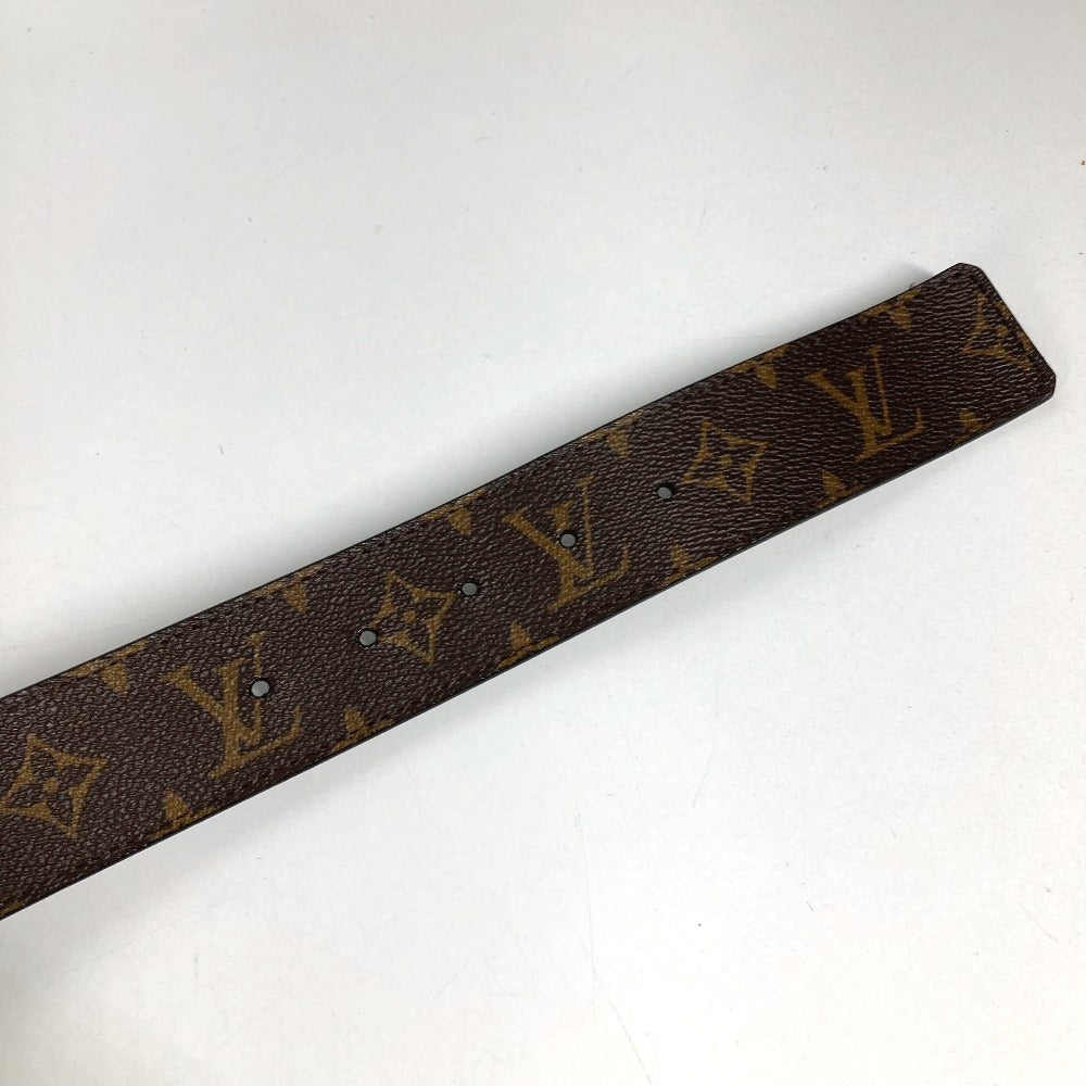 LOUIS VUITTON M9821T モノグラム ベルト LV イニシャル 40MM 小物 リバーシブル ベルト モノグラムキャンバス メンズ ブラウン