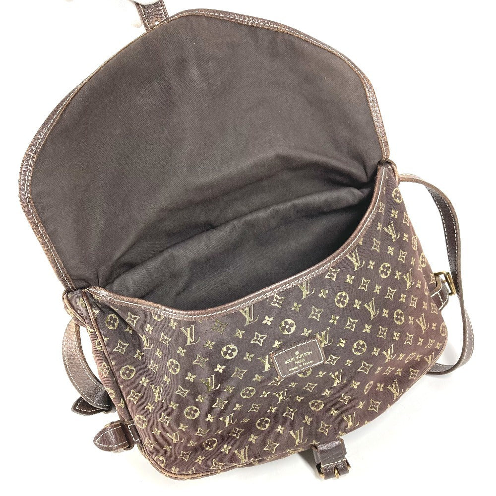 LOUIS VUITTON M95227 モノグラムミニラン ソミュール30 ソミュール 30 カバン 斜め掛け フラップ ショルダーバッグ モノグラムミニランキャンバス ユニセックス ブラウン