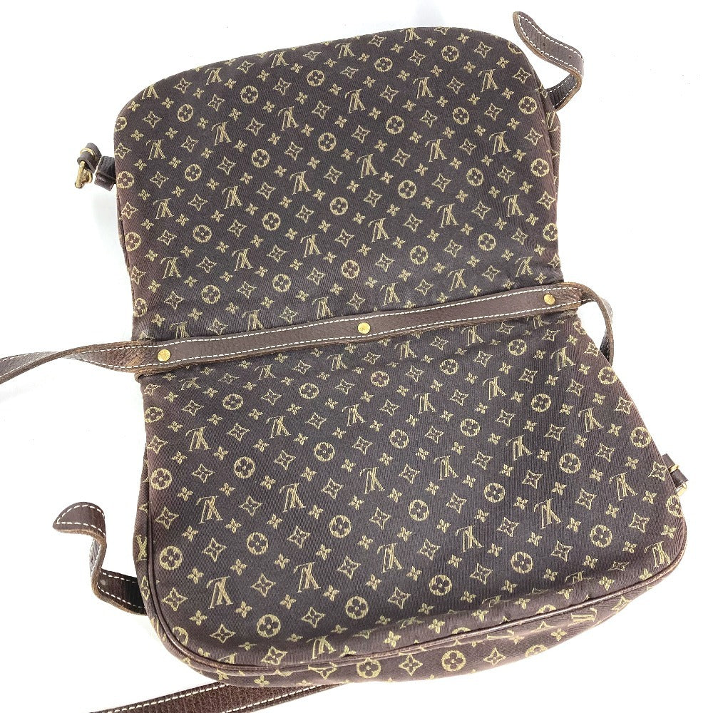 LOUIS VUITTON M95227 モノグラムミニラン ソミュール30 ソミュール 30 カバン 斜め掛け フラップ ショルダーバッグ モノグラムミニランキャンバス ユニセックス ブラウン