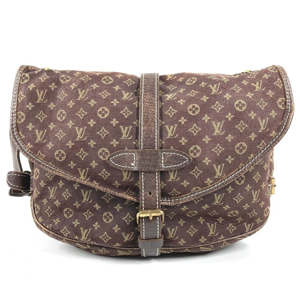 LOUIS VUITTON M95227 モノグラムミニラン ソミュール30 ソミュール 30 カバン 斜め掛け フラップ ショルダーバッグ モノグラムミニランキャンバス ユニセックス ブラウン