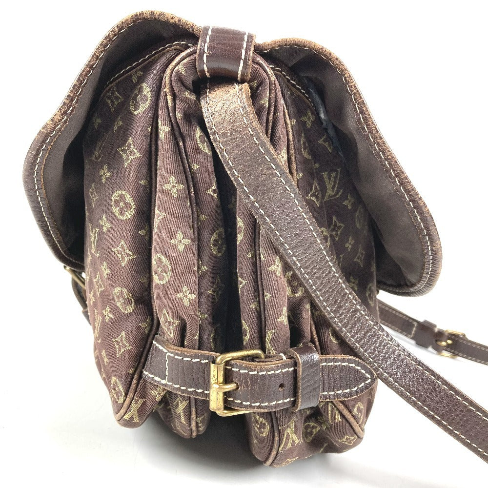 LOUIS VUITTON M95227 モノグラムミニラン ソミュール30 ソミュール 30 カバン 斜め掛け フラップ ショルダーバッグ モノグラムミニランキャンバス ユニセックス ブラウン