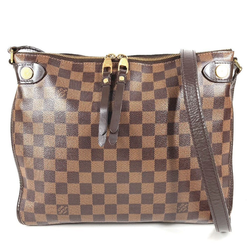 LOUIS VUITTON N41425 ダミエ ドゥオモ カバン 斜め掛け ショルダーバッグ ダミエキャンバス ユニセックス エベヌ ブラウン