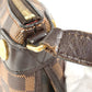LOUIS VUITTON N41425 ダミエ ドゥオモ カバン 斜め掛け ショルダーバッグ ダミエキャンバス ユニセックス エベヌ ブラウン