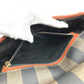 FENDI ヴィンテージ ペカン ロゴ カバン 斜め掛け ポシェット フラップ ショルダーバッグ PVC/レザー ユニセックス カーキ
