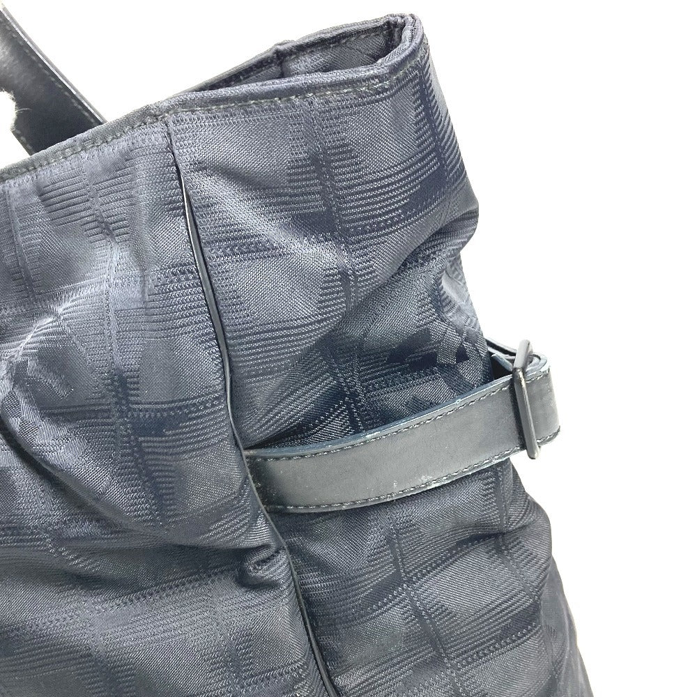 CHANEL A15825 ニュートラベルラインGM ニュートラベルライン GM トートバッグ 肩掛け カバン ショルダーバッグ ナイロン/レザー ユニセックス ブラック