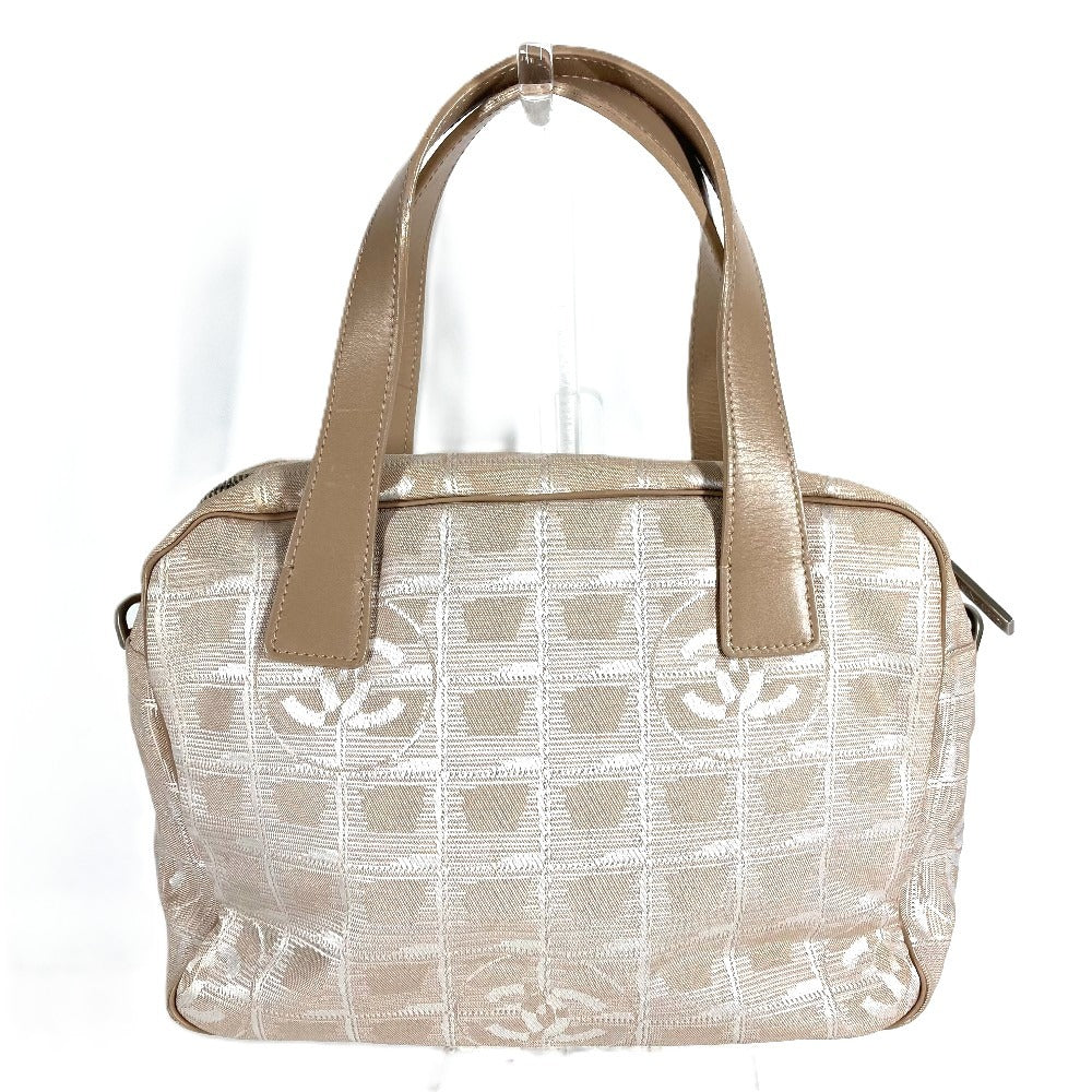CHANEL ニュートラベルライン ロゴ カバン トートバッグ ミニバッグ ハンドバッグ ナイロンキャンバス/レザー ユニセックス ベージュ