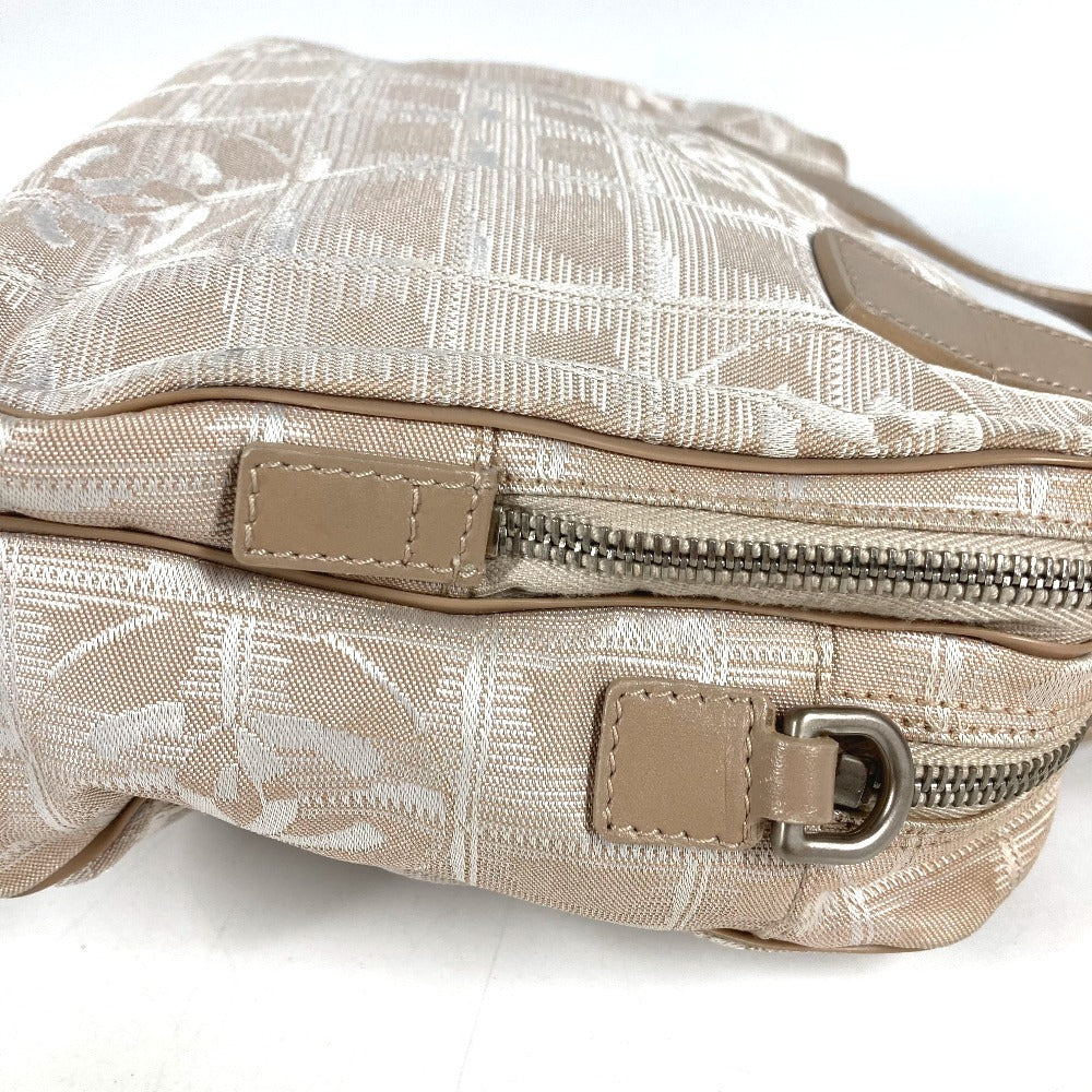 CHANEL ニュートラベルライン ロゴ カバン トートバッグ ミニバッグ ハンドバッグ ナイロンキャンバス/レザー ユニセックス ベージュ