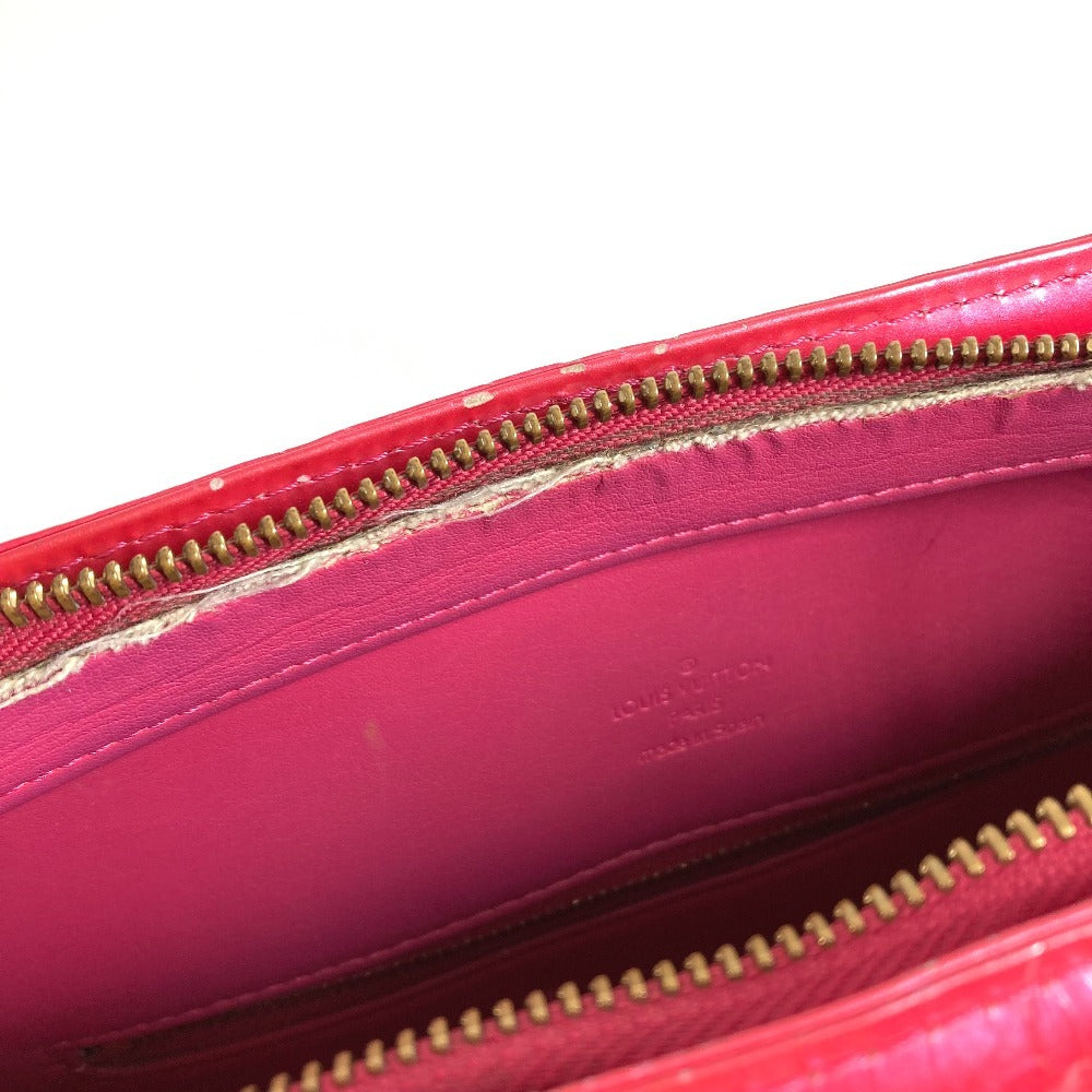 LOUIS VUITTON M91219 Monogram Vernis Houston Bag Tote Bag Shoulder Bag Handbag Monogram Vernis Canvas Unisex Fuchsia Pink