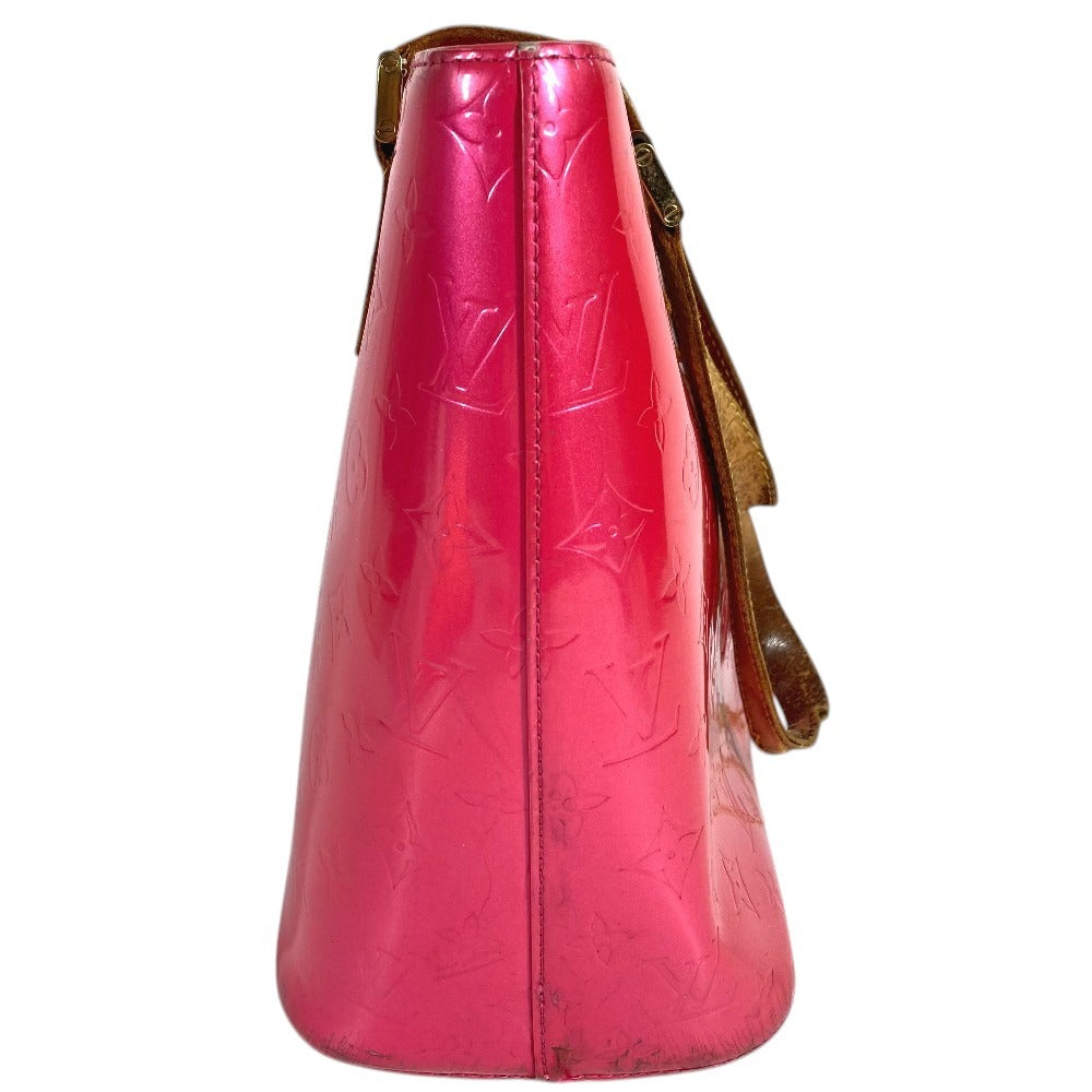 LOUIS VUITTON M91219 Monogram Vernis Houston Bag Tote Bag Shoulder Bag Handbag Monogram Vernis Canvas Unisex Fuchsia Pink