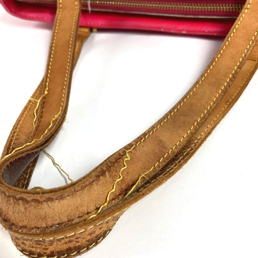 LOUIS VUITTON M91219 Monogram Vernis Houston Bag Tote Bag Shoulder Bag Handbag Monogram Vernis Canvas Unisex Fuchsia Pink