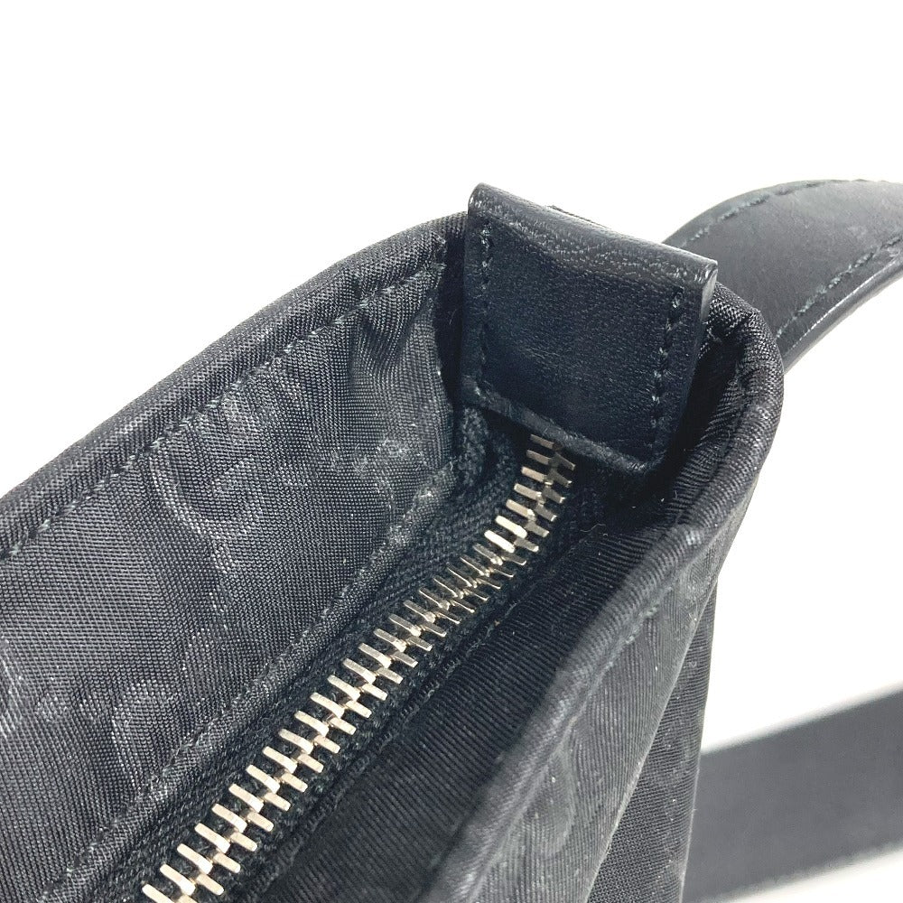 GUCCI 314529 GG ロゴ 斜め掛け カバン ショルダーバッグ レザー/ナイロン ユニセックス ブラック