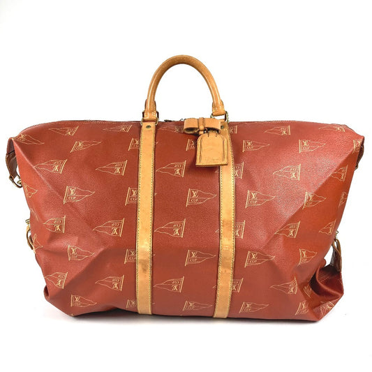 LOUIS VUITTON M80020 ルイヴィトンカップ カブール 2WAY ハンドバッグ ショルダーバッグ カバン ボストンバッグ レザー/キャンバス ユニセックス アボガニー レッド