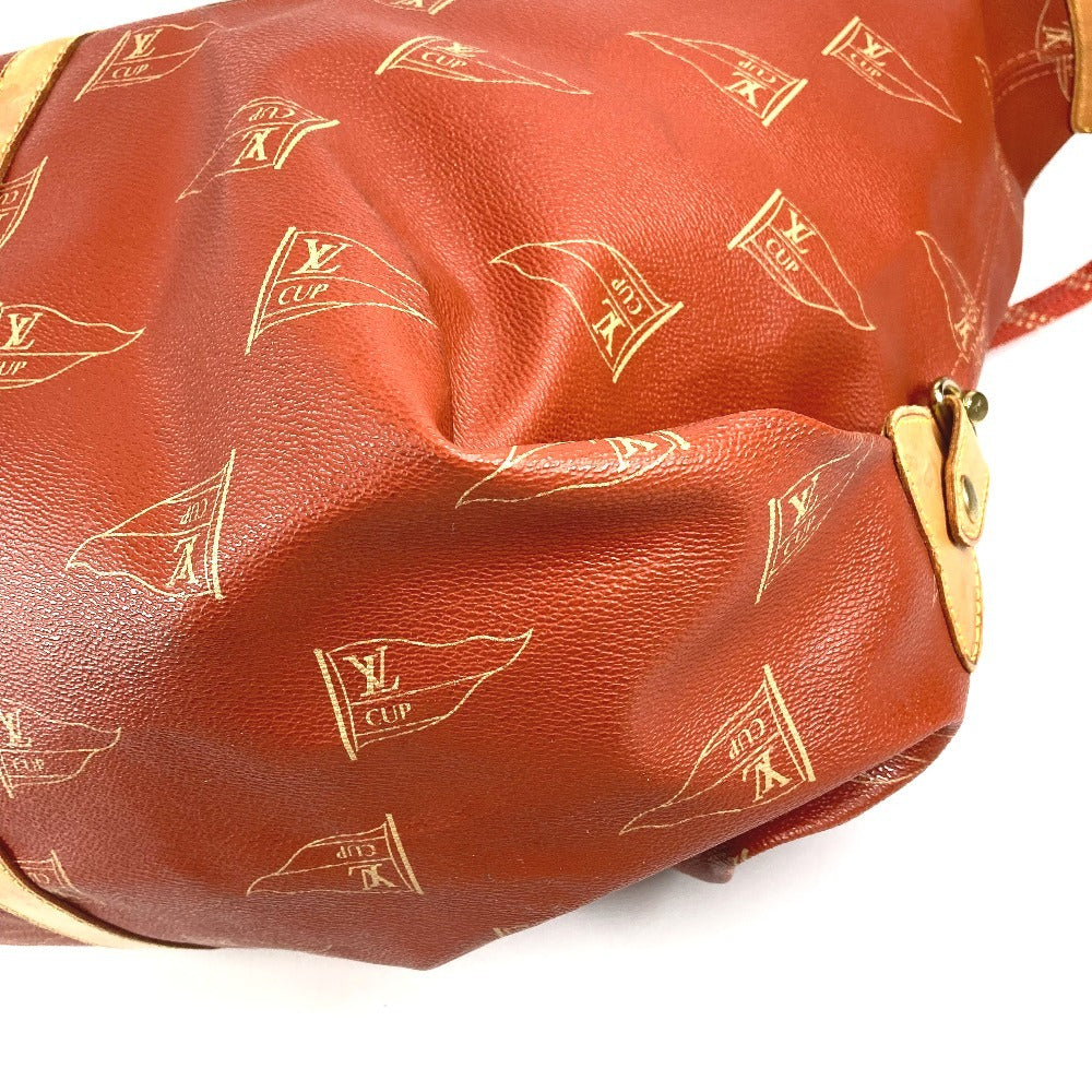 LOUIS VUITTON M80020 ルイヴィトンカップ カブール 2WAY ハンドバッグ ショルダーバッグ カバン ボストンバッグ レザー/キャンバス ユニセックス アボガニー レッド