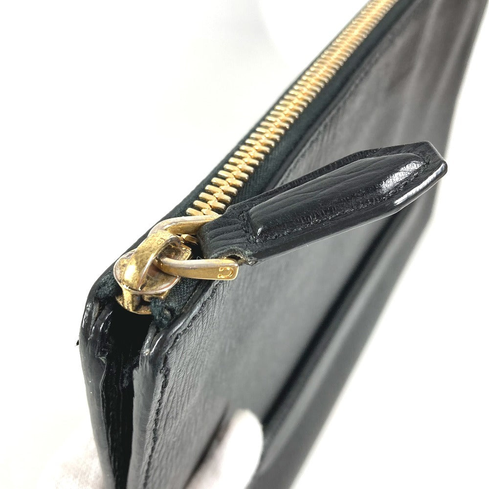 Salvatore Ferragamo ロゴ 持ち手つき ポーチ クラッチバッグ クラッチバッグ レザー ユニセックス ブラック