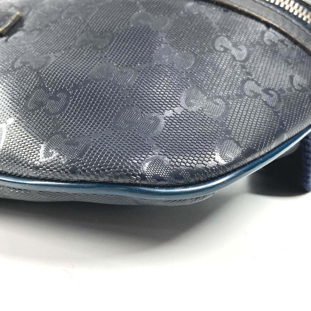 GUCCI 233269 GGインプリメ ロゴ ボディバッグ ウエストバッグ バッグ カバン ウエストバッグ GGインプリメ メンズ ネイビー