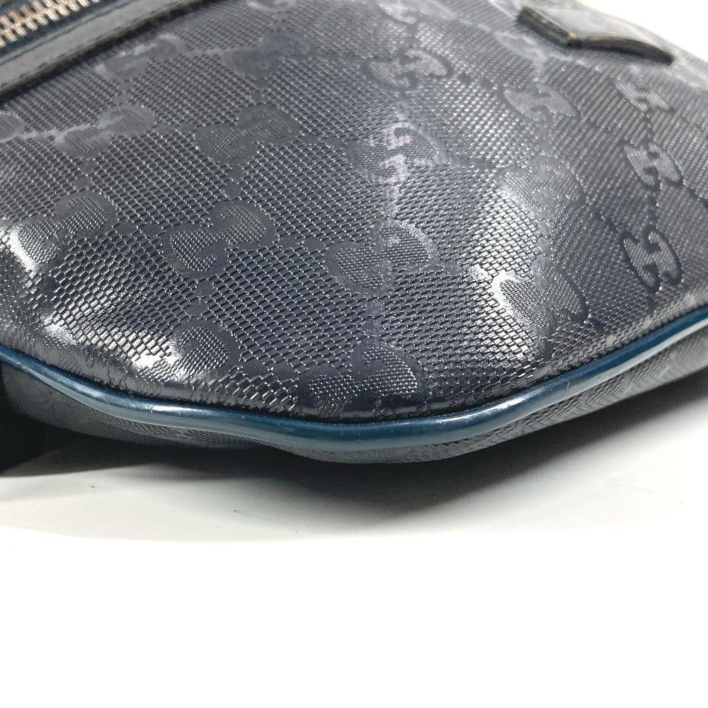 GUCCI 233269 GGインプリメ ロゴ ボディバッグ ウエストバッグ バッグ カバン ウエストバッグ GGインプリメ メンズ ネイビー