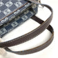 LOEWE アナグラム ロゴ カバン トートバッグ ハンドバッグ PVC/レザー ユニセックス ブルー