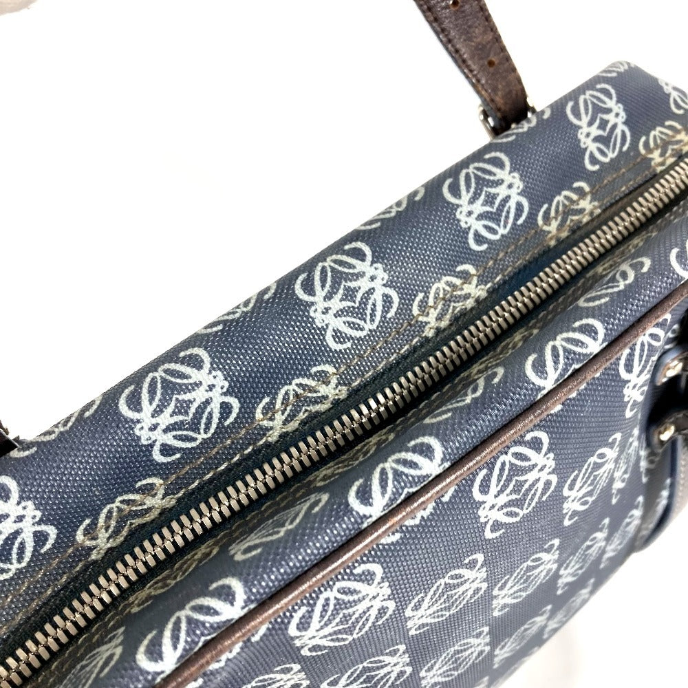 LOEWE アナグラム ロゴ カバン トートバッグ ハンドバッグ PVC/レザー ユニセックス ブルー
