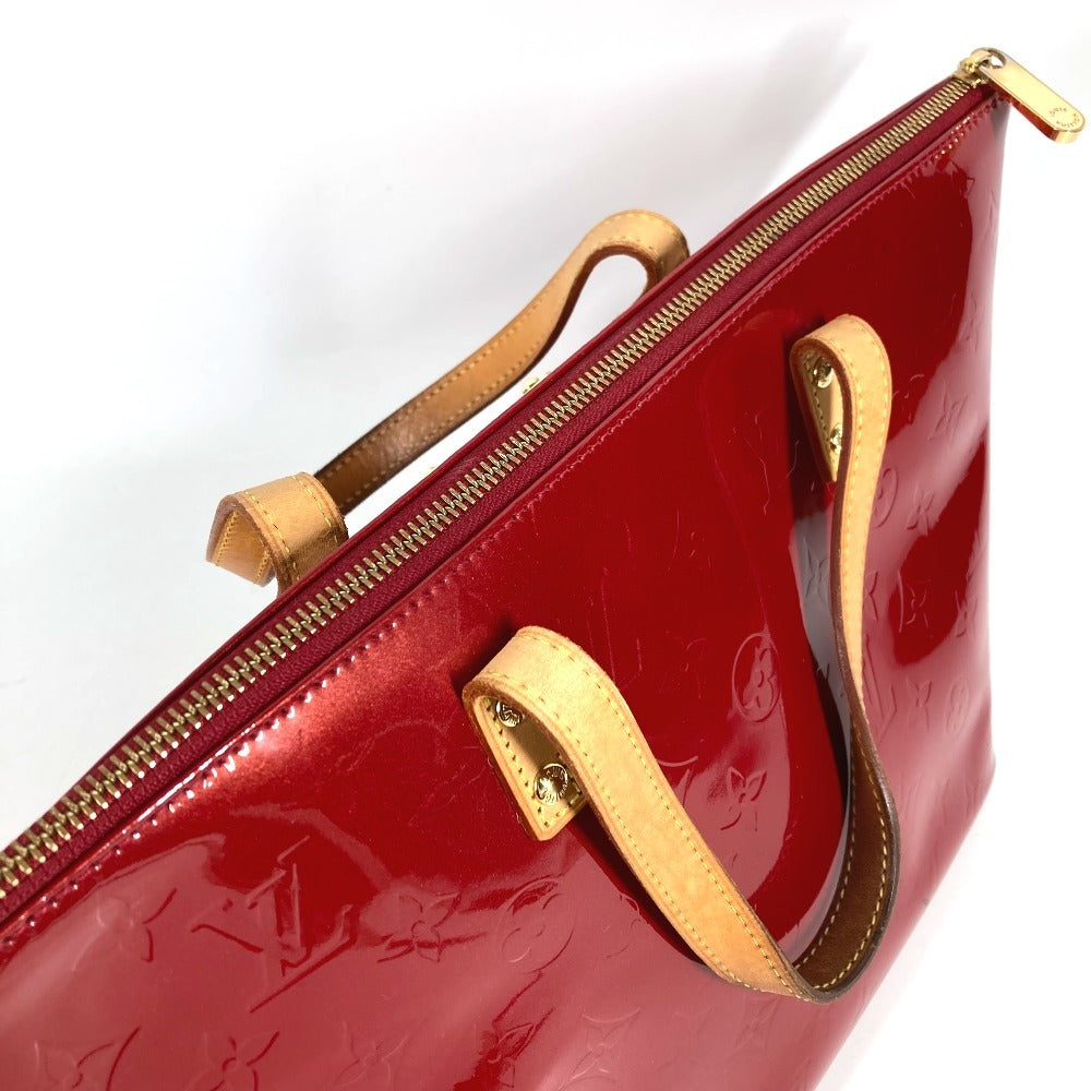 LOUIS VUITTON M93583 モノグラムヴェルニ ヴェルビューPM ベルビューPM 肩掛け カバン トートバッグ ショルダーバッグ モノグラムヴェルニキャンバス レディース ポムダムール レッド