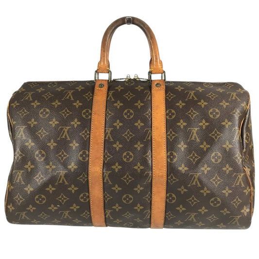 LOUIS VUITTON M41428 モノグラム キーポル45 キーポル 45 カバン 旅行バッグ トラベルバッグ ハンドバッグ ボストンバッグ モノグラムキャンバス ユニセックス ブラウン