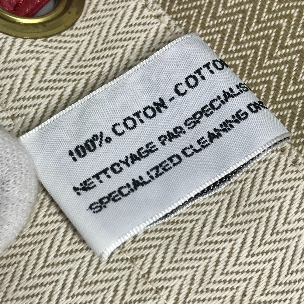 HERMES ロゴ アリーヌ PM アリーヌPM 肩掛け カバン ショルダーバッグ コットン レディース レッド