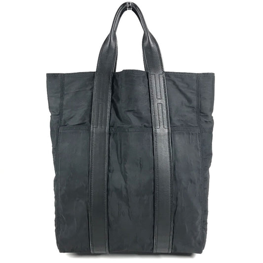 HERMES 縦型 ショルダーバッグ カバン アカプルコ カバス MM アカプルコカバスMM トートバッグ ナイロン ユニセックス ブラック