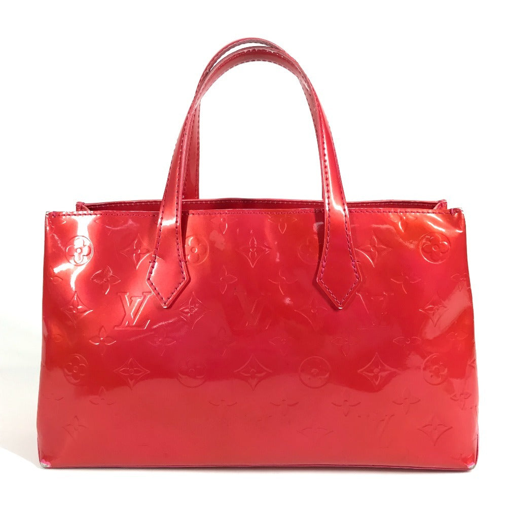 LOUIS VUITTON M93643 モノグラムヴェルニ ウィルシャーブルーバード トートバッグ カバン ハンドバッグ モノグラムヴェルニキャンバス レディース ローズポップ ピンク