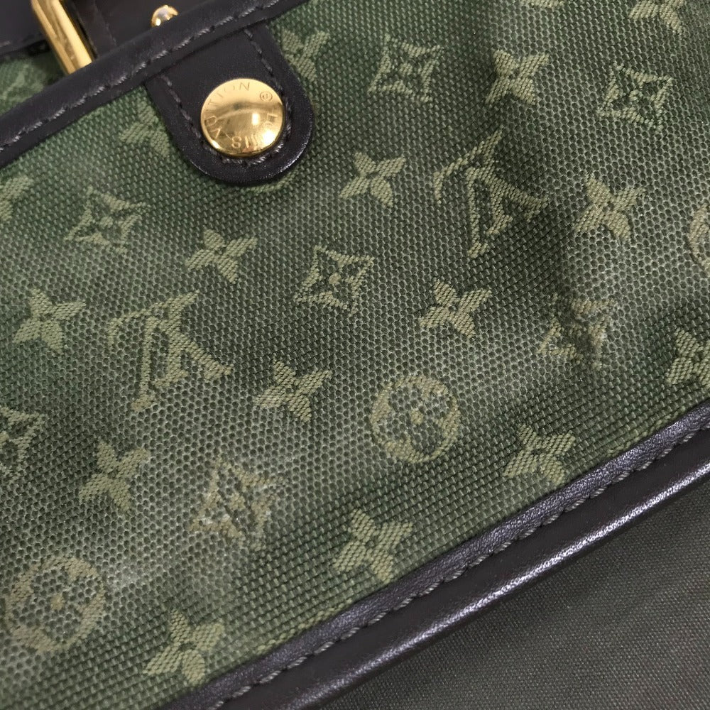 LOUIS VUITTON M92673 モノグラムミニ ベランジェール 斜め掛け カバン ポシェット フラップ ショルダーバッグ モノグラムミニキャンバス ユニセックス カーキ